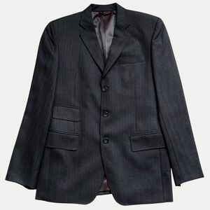 KACHINS Men's Charcoal Gray Wool Blazer Jacket Custom Made To Order